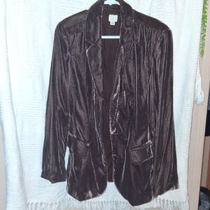 Womens Velvet Blazer